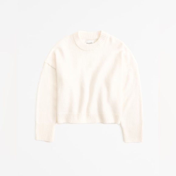 Wedge Crew Sweater - Light Taupe - Large - Picture 8 of 10